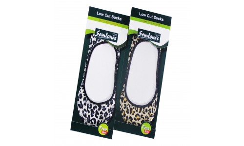 Foot Cover With Leopard Print